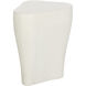 Dali 17.75 X 15.75 inch White Outdoor End Table, Small